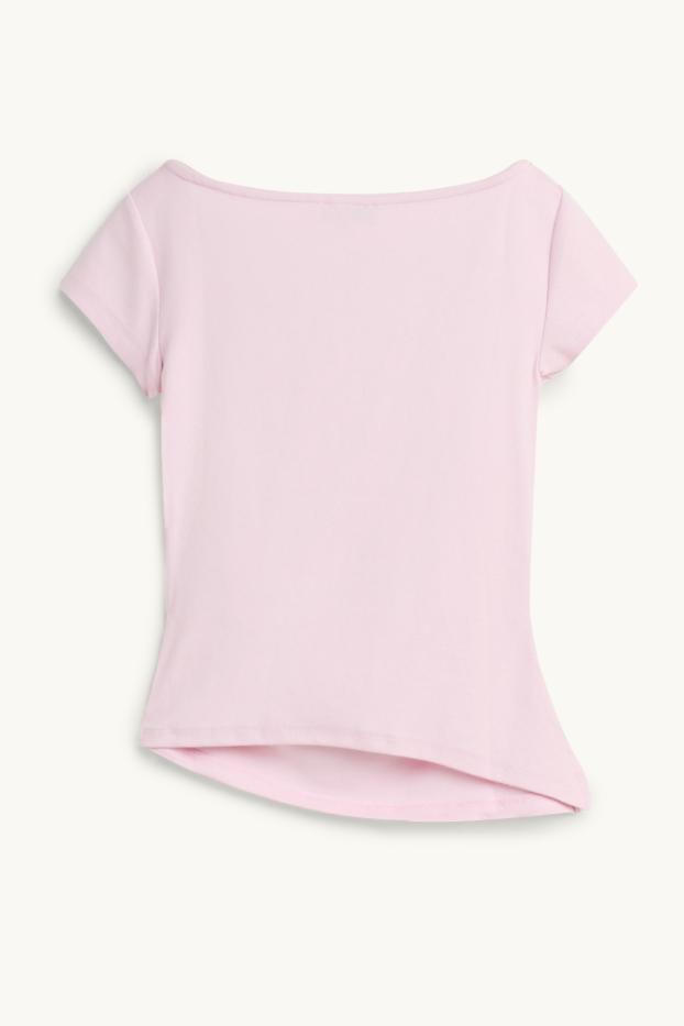 Dona - Samarreta de màniga curta - slim fit - rosa