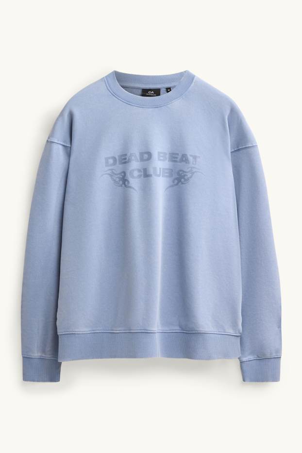 Uomo - Felpa - azzurro
