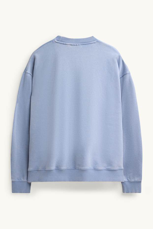 Uomo - Felpa - azzurro