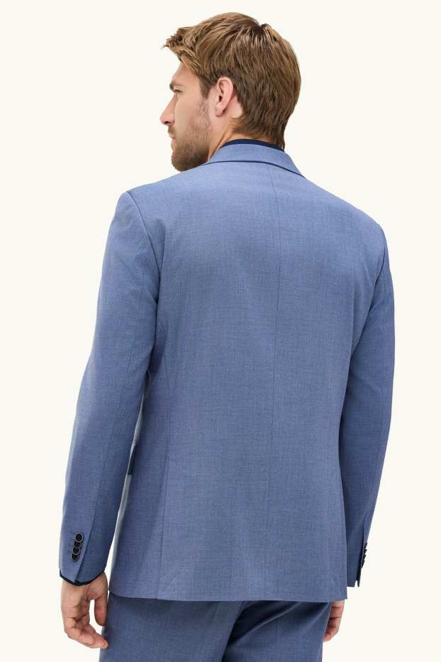 Hommes - Veste de costume - regular fit - bleu