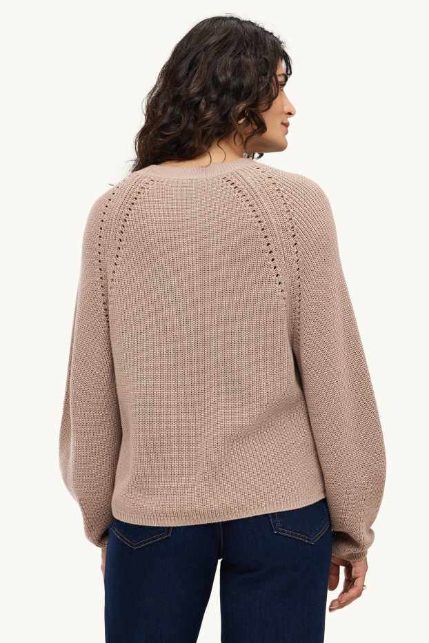 Women - Jumper - light brown