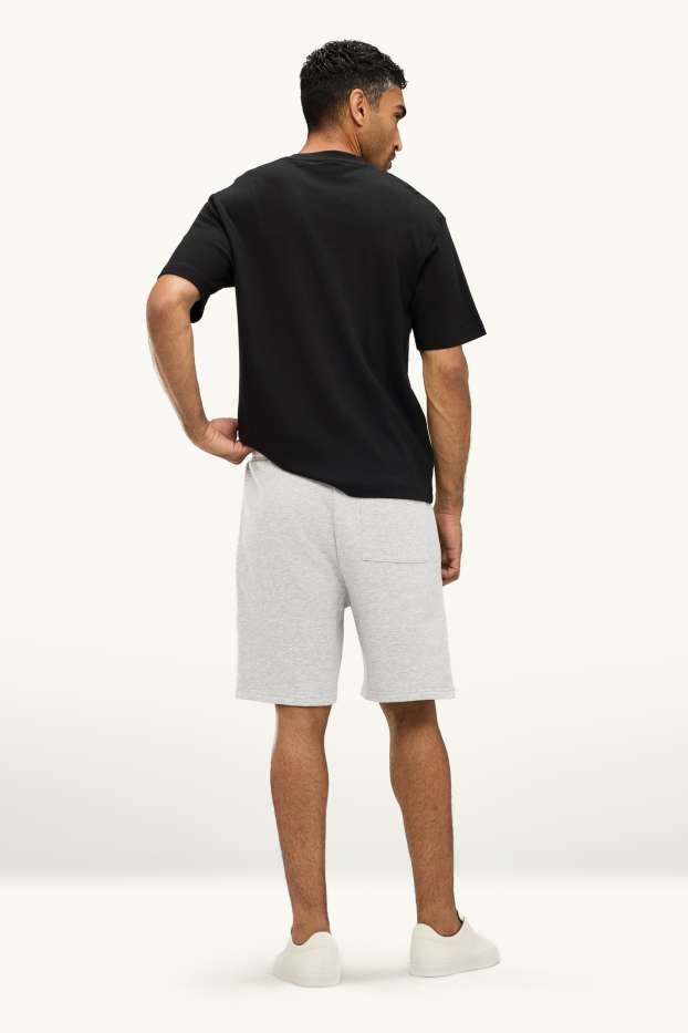 Home - Pantalons curts de xandall - gris jaspiat