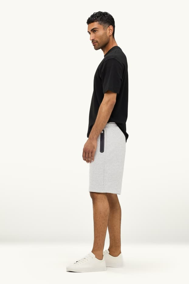 Home - Pantalons curts de xandall - gris jaspiat