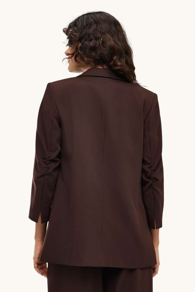 Damen - Business-Blazer - Regular Fit - braun
