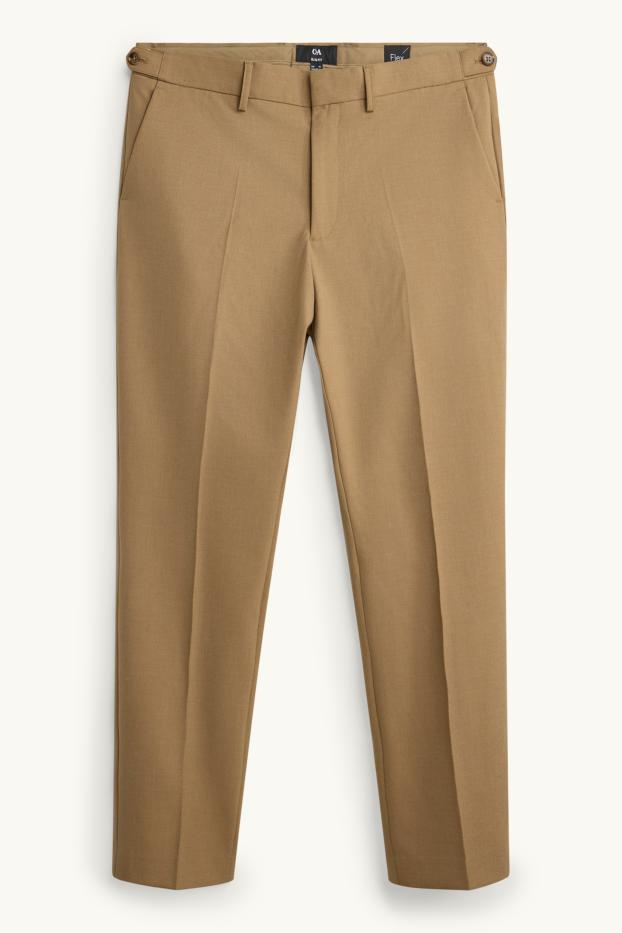 Herren - Baukasten-Hose - Slim Fit - Flex - khaki