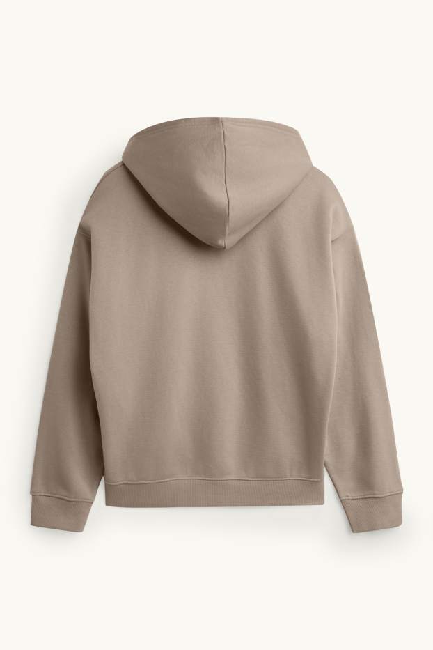 Herren - Oversized-Hoodie - hellbraun