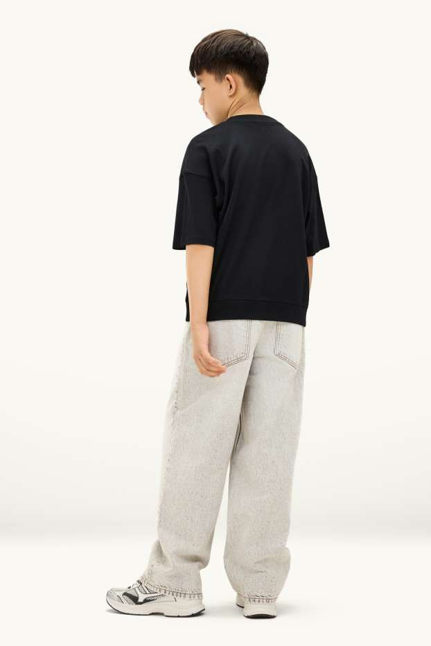 Kinder Jungen - Baggy Jeans - jeansgrau