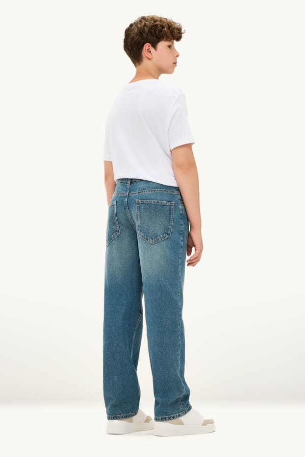 Nen - Loose jeans - texà blau