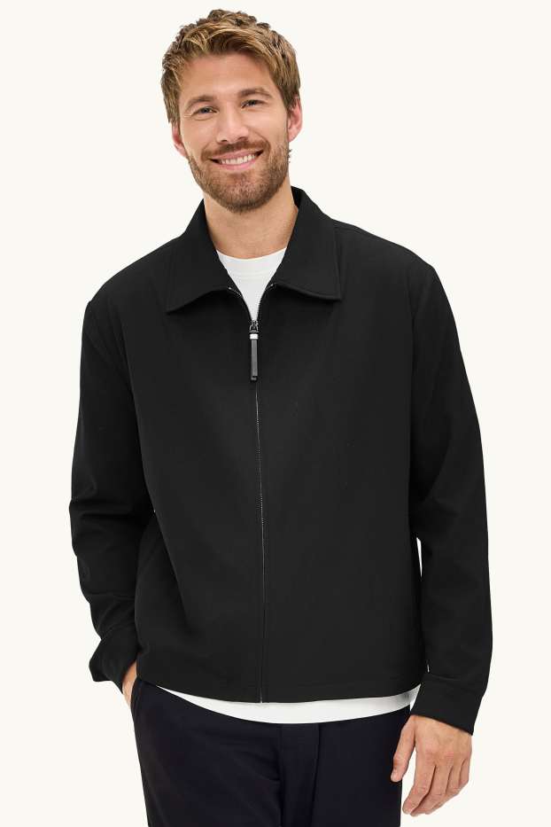 Herren - Blouson - LYCRA® - schwarz