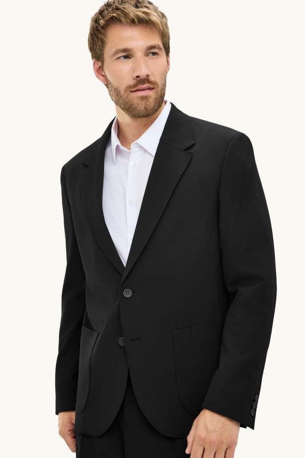 Heren - Colbert uit het combi-systeem - relaxed fit - LYCRA® - zwart