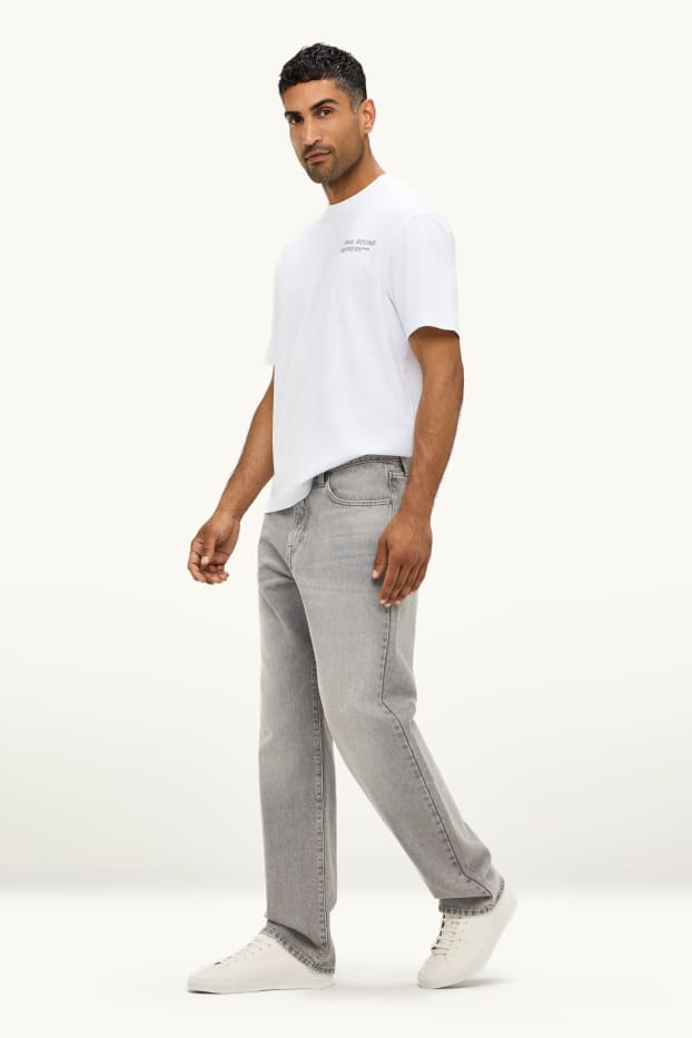 Herren - Relaxed Jeans - helljeansgrau