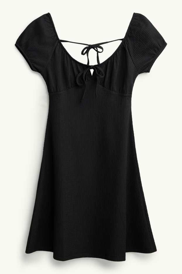 Donna - Vestito svasato - nero