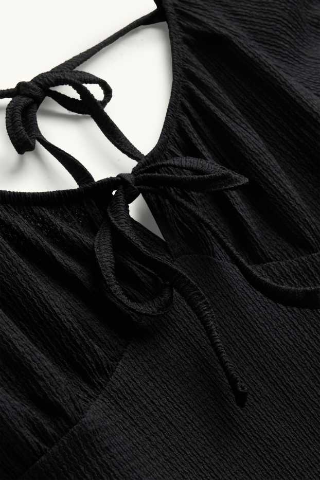Donna - Vestito svasato - nero
