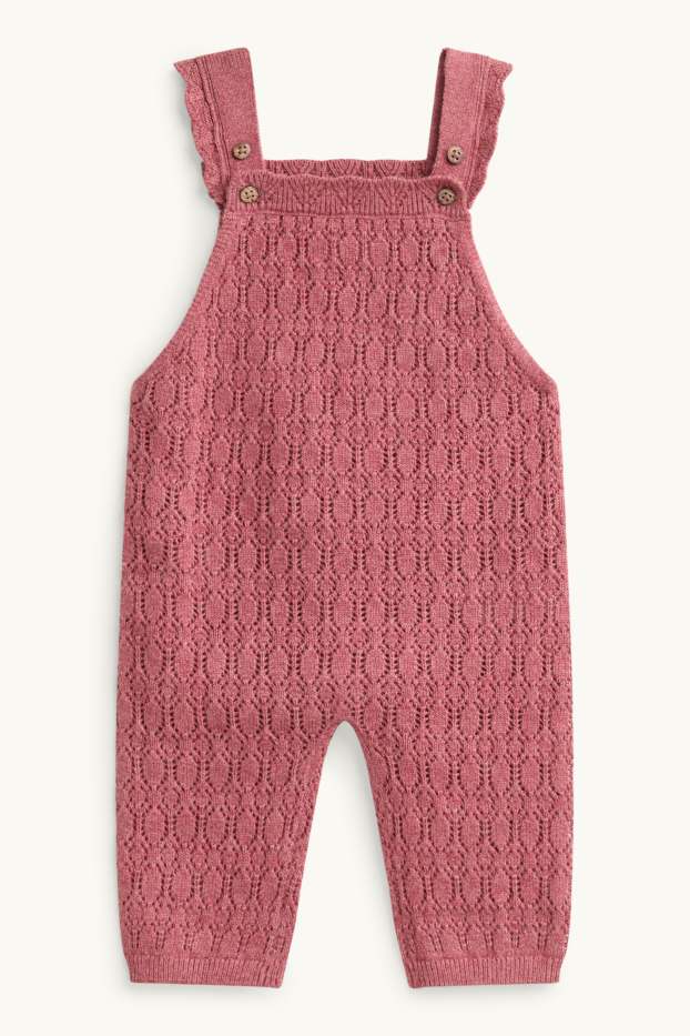Baby Girls - Floral - baby outfit - 2 piece - coral