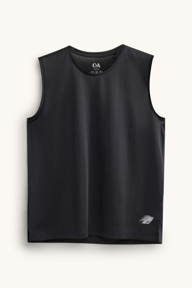 Heren - Sportieve tanktop - zwart