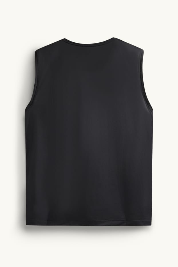 Heren - Sportieve tanktop - zwart