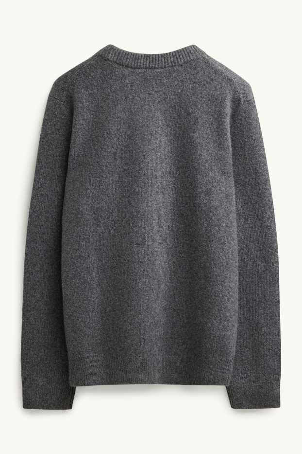 Herren - Pullover - dunkelgrau