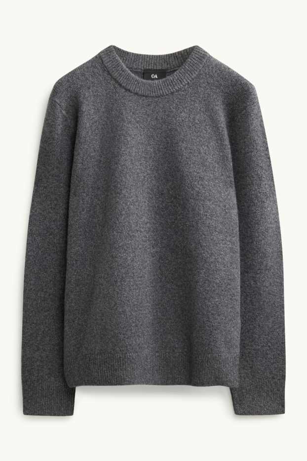 Herren - Pullover - dunkelgrau