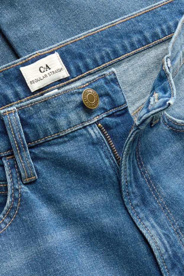 Herren - Straight Jeans - jeansblau
