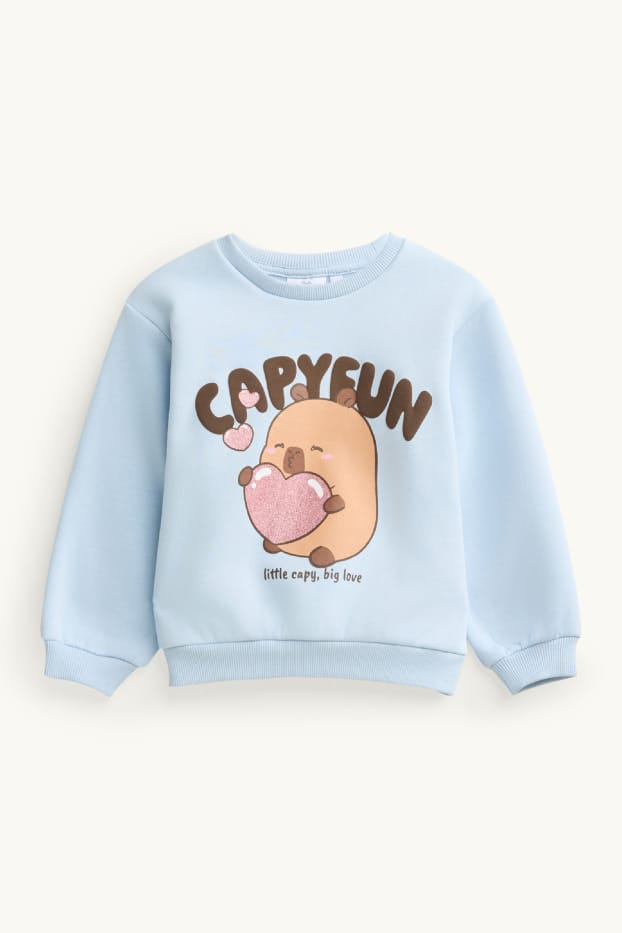 Children Girls - Sweatshirt - light blue