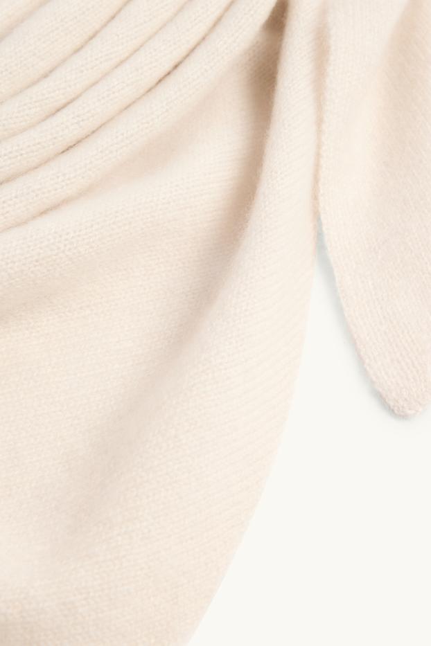 Femmes - Foulard en cachemire - blanc crème