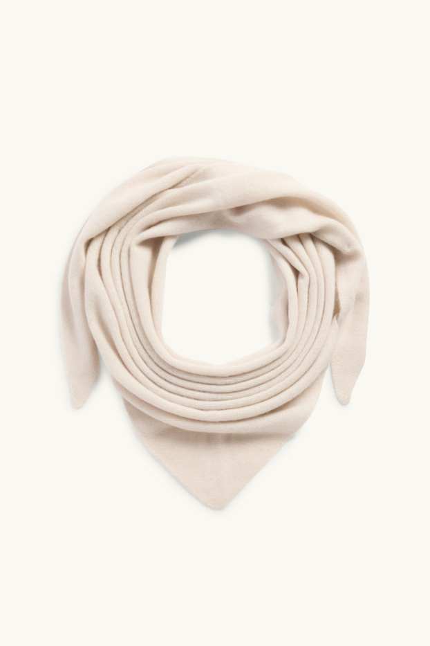 Femmes - Foulard en cachemire - blanc crème