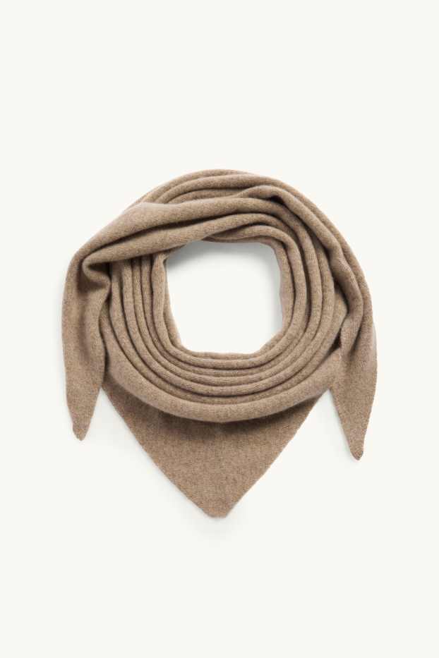 Femmes - Foulard en cachemire - beige