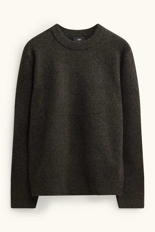 Hommes - Pull - gris foncé