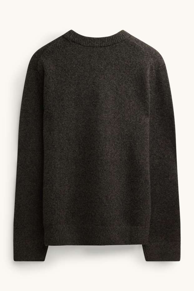 Hommes - Pull - gris foncé