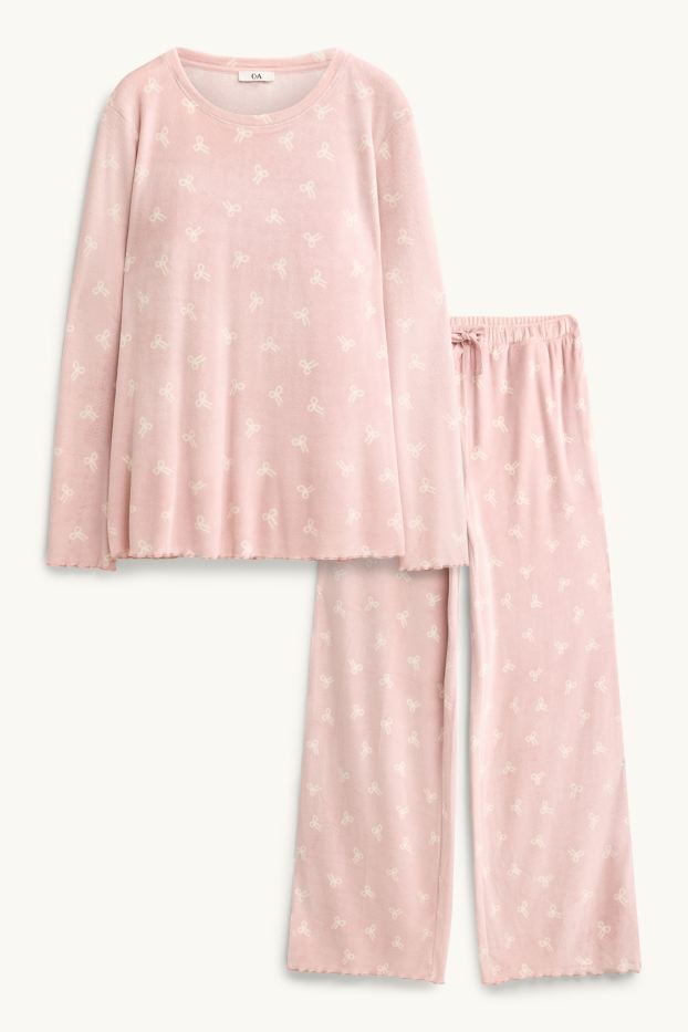 Femmes - Pyjama en polaire - rose clair