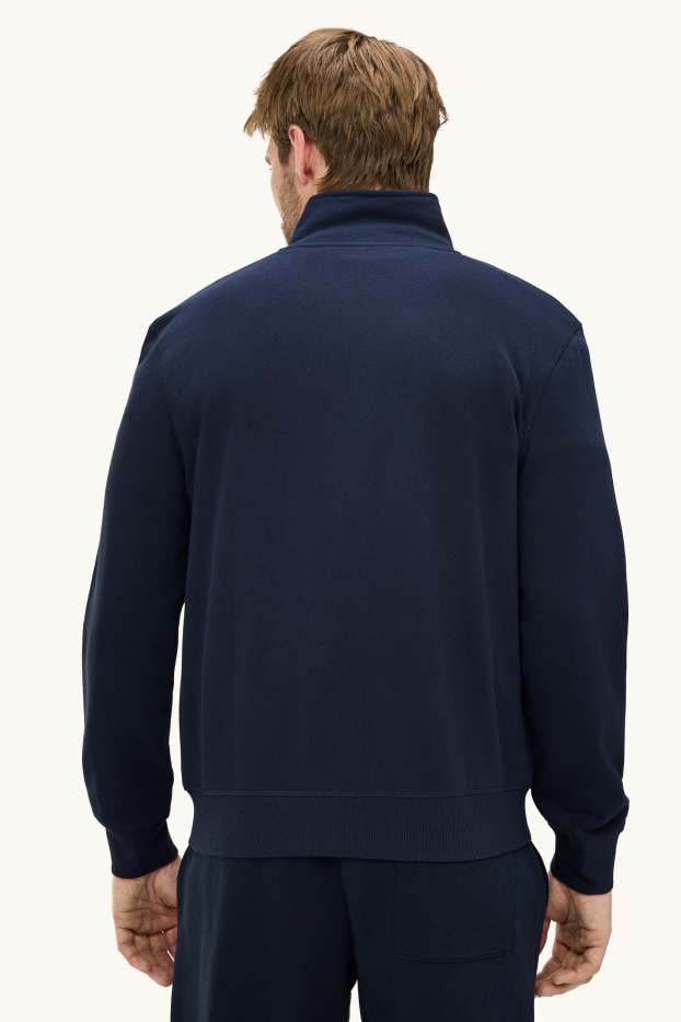 Hommes - Gilet en maille - bleu foncé