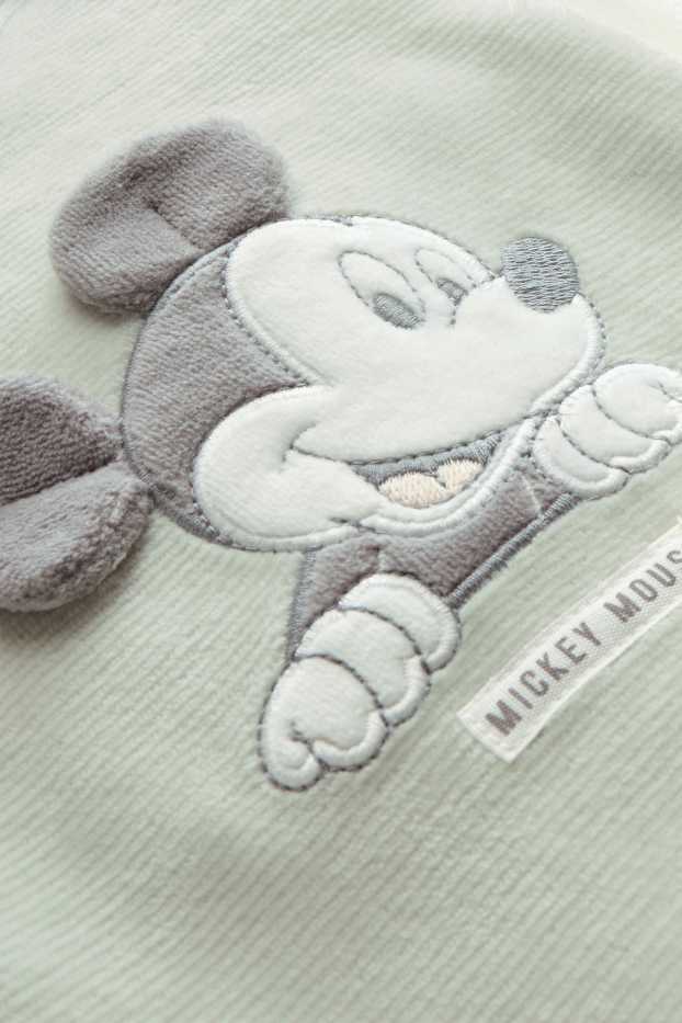Unisex - Topolino - set con tutina - 2 pezzi - verde menta