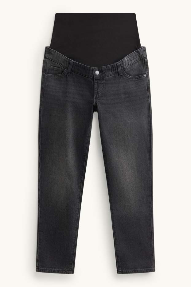 Women - Maternity jeans - relaxed jeans - denim-dark gray
