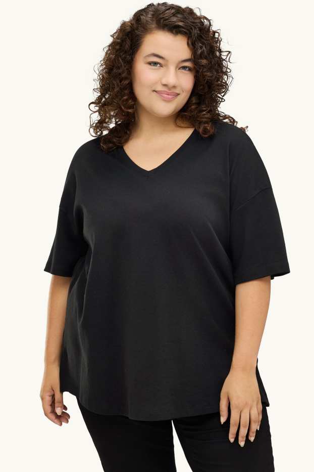 Femei - Tricou - negru