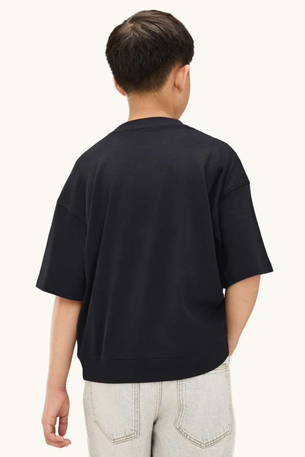 Children Boys - Short sleeve T-shirt - black