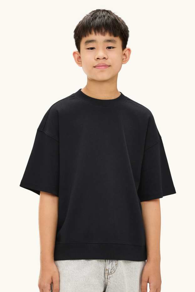 Children Boys - Short sleeve T-shirt - black