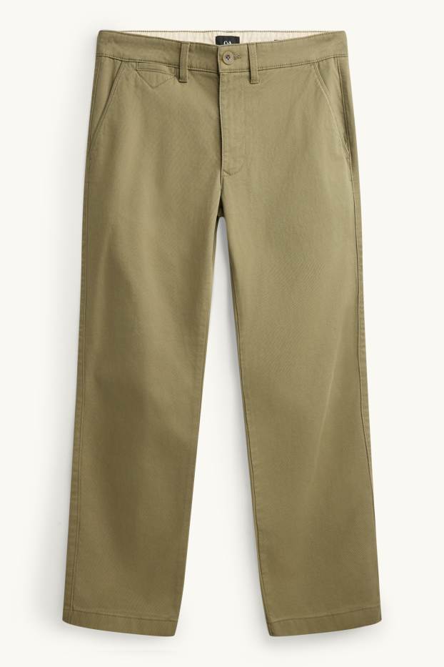 Heren - Chino - slim fit - kaki