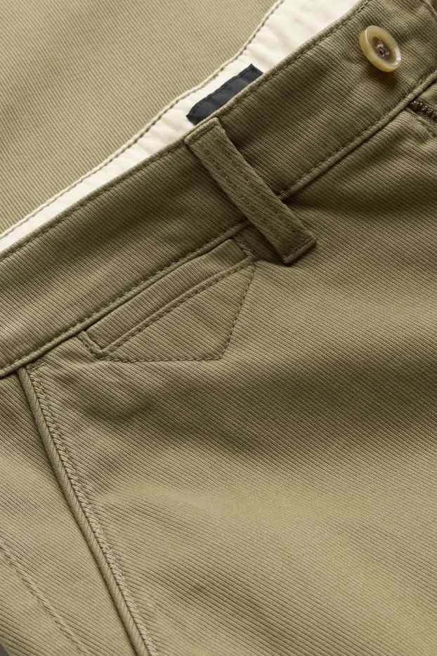Heren - Chino - slim fit - kaki