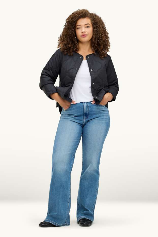 Donna - Jeans svasati - vita alta - jeans blu