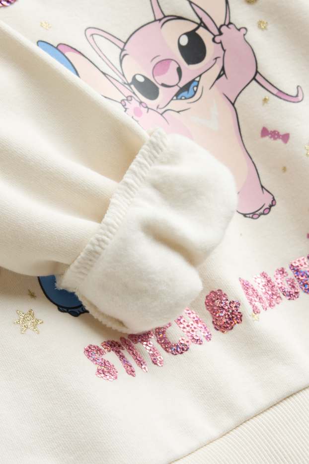 Nena - Lilo & Stitch - conjunt - dessuadora i leggings - 2 peces - blanc/negre