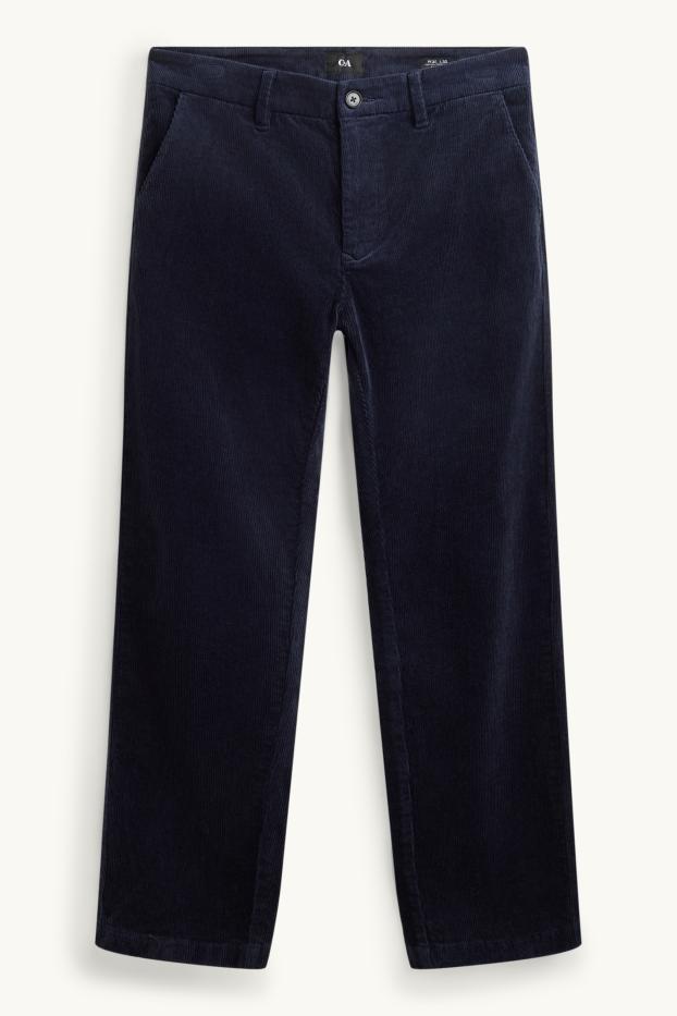 Home - Xinos de pana - regular fit - texà blau fosc