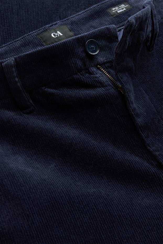 Home - Xinos de pana - regular fit - texà blau fosc