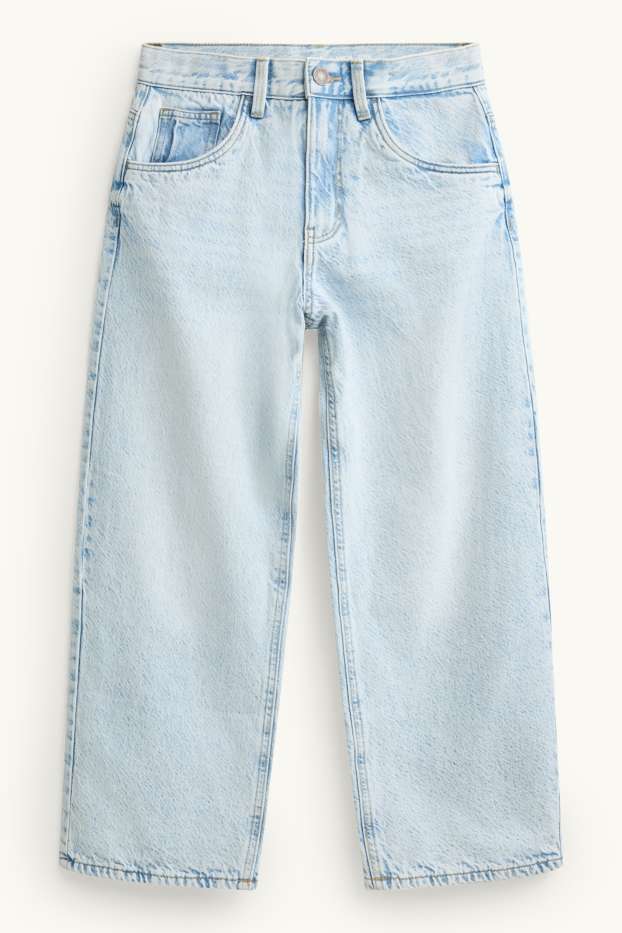 Children Boys - Baggy jeans - thermal jeans - denim-light blue