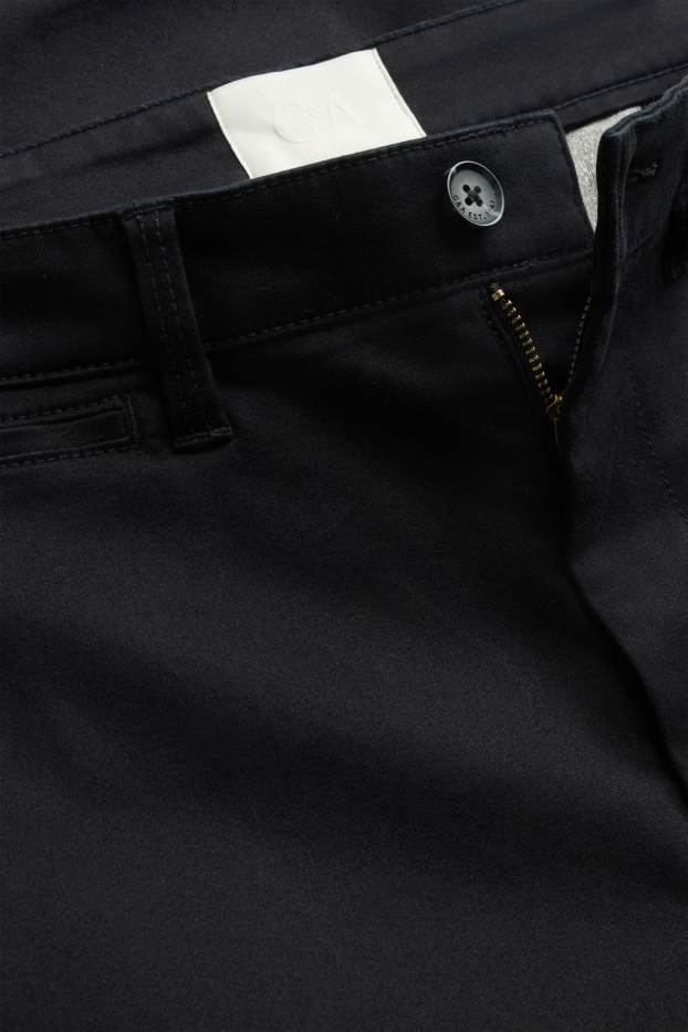 Hommes - Chino - regular fit - LYCRA® - noir