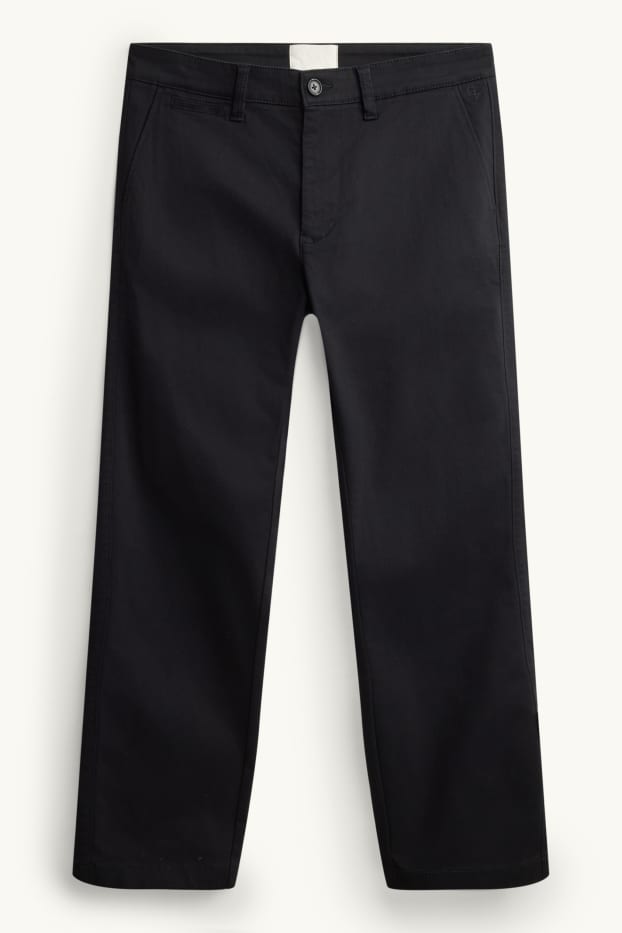 Hommes - Chino - regular fit - LYCRA® - noir
