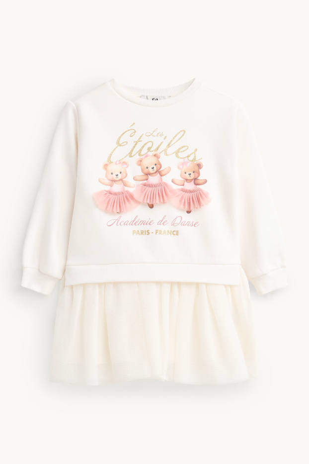 Copii - Fete - Rochie - alb-crem