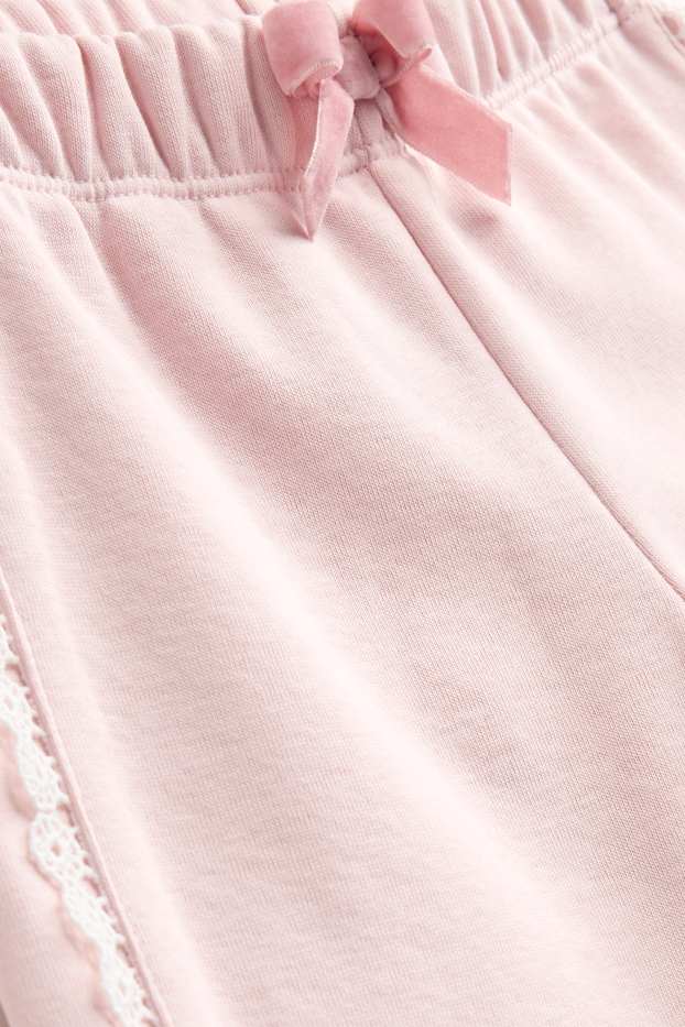 Bambine - Pantaloni sportivi - rosa pallido