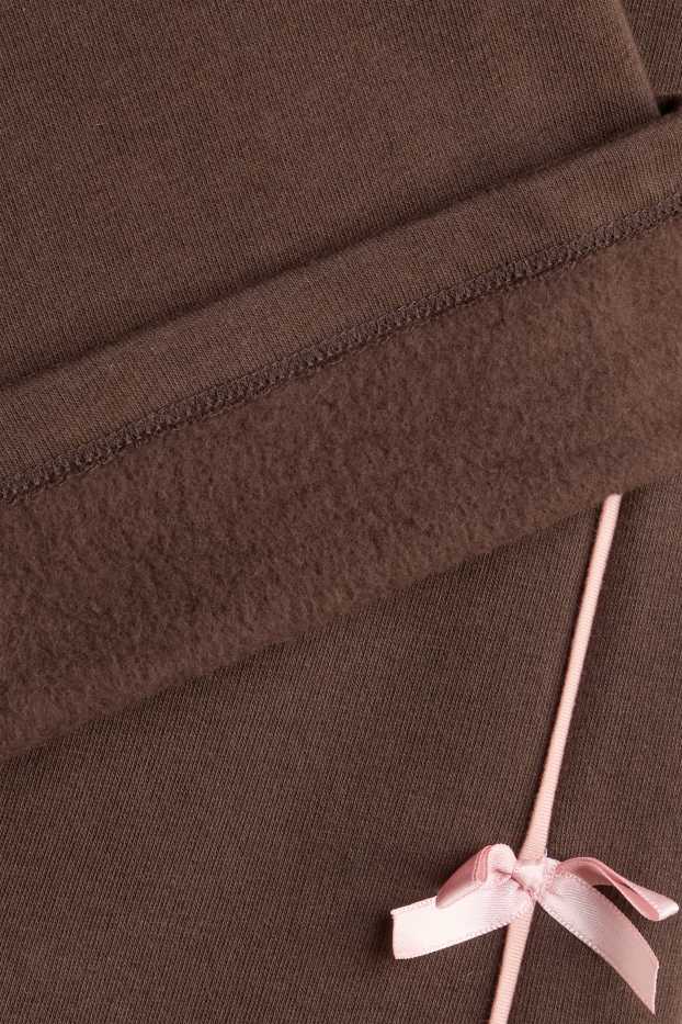 Bambine - Pantaloni sportivi - marrone