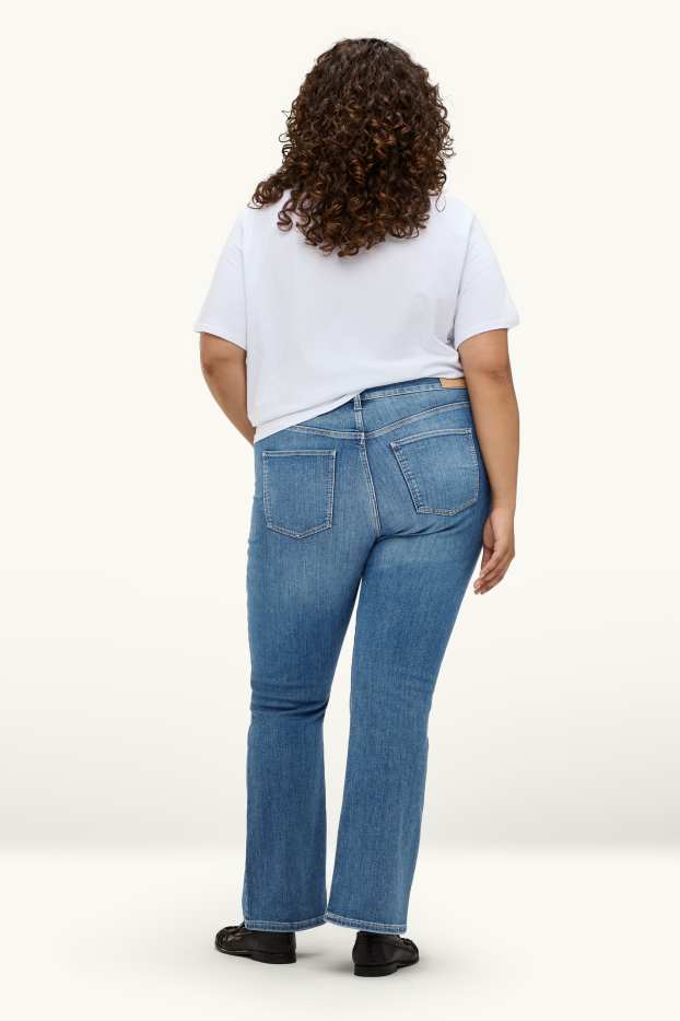 Femmes - Bootcut jean - mid waist - LYCRA® - jean bleu