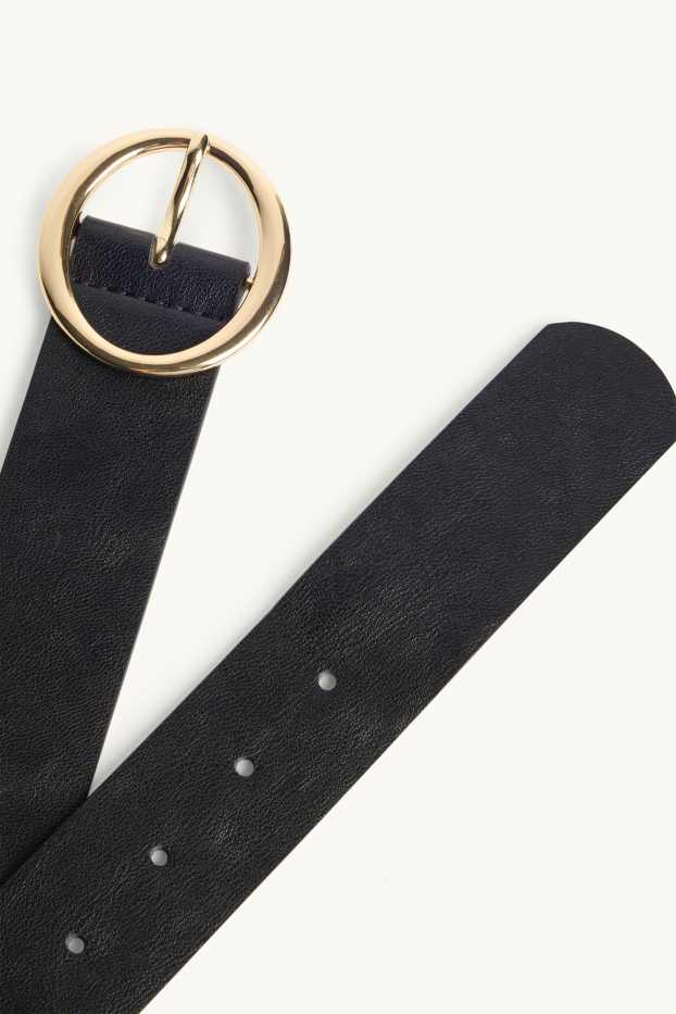 Femmes - Ceinture - matière synthétique - noir / or